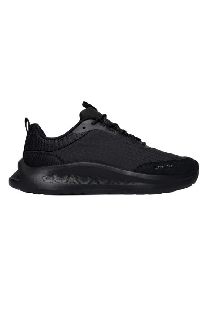 CALVIN KLEIN LIGHT EVA RUNN LACEUP AOP ΠΑΠΟΥΤΣΙ ΓΥΝΑΙΚΕΙΟ BLACK/BLACK