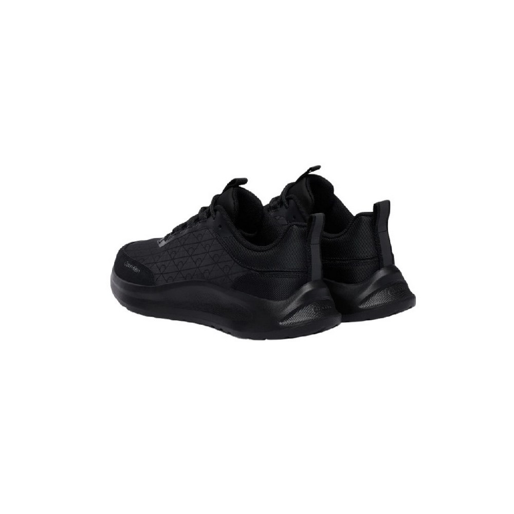 CALVIN KLEIN LIGHT EVA RUNN LACEUP AOP ΠΑΠΟΥΤΣΙ ΓΥΝΑΙΚΕΙΟ BLACK/BLACK