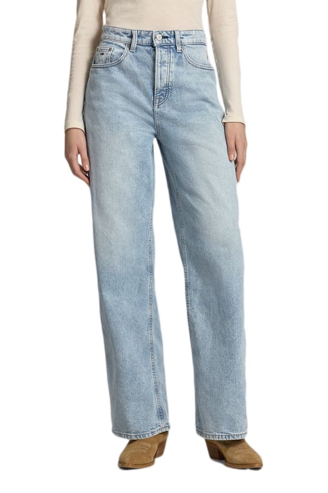 TOMMY JEANS CLAIRE HR WD CARP CBF BJA110 ΤΖΙΝ ΠΑΝΤΕΛΟΝΙ ΓΥΝΑΙΚΕΙΟ DENIM LIGHT