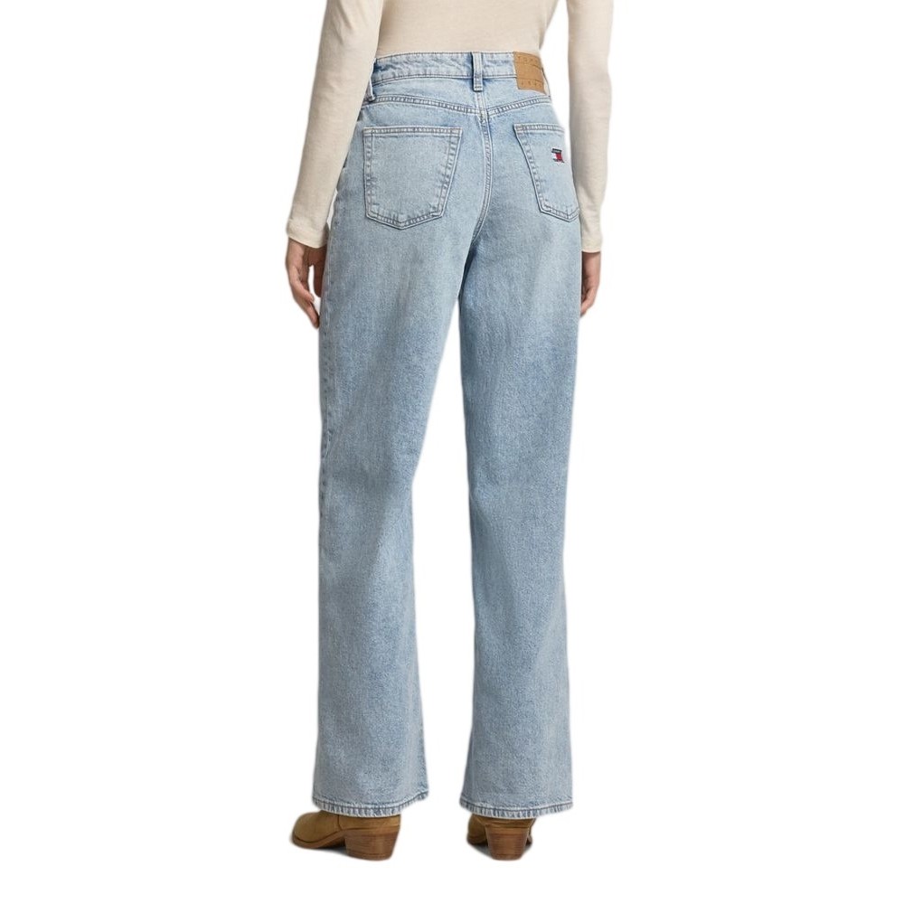 TOMMY JEANS CLAIRE HR WD CARP CBF BJA110 ΤΖΙΝ ΠΑΝΤΕΛΟΝΙ ΓΥΝΑΙΚΕΙΟ DENIM LIGHT