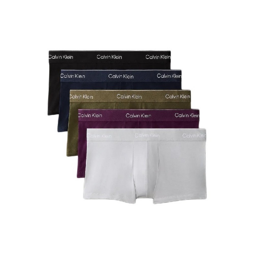 CALVIN KLEIN LOW RISE TRUNK 5PK ΕΣΩΡΟΥΧΟ ΑΝΔΡΙΚΟ PURPLE