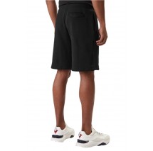 GUESS COTTON-POLY RECYCLED UNBRUSHED ΒΕΡΜΟΥΔΑ ΑΝΔΡΙΚΗ BLACK