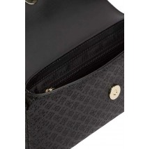 TOMMY HILFIGER ICON DAILY POUCH MONO ΤΣΑΝΤΑ ΓΥΝΑΙΚΕΙΑ BLACK