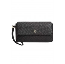 TOMMY HILFIGER ICON DAILY POUCH MONO ΤΣΑΝΤΑ ΓΥΝΑΙΚΕΙΑ BLACK