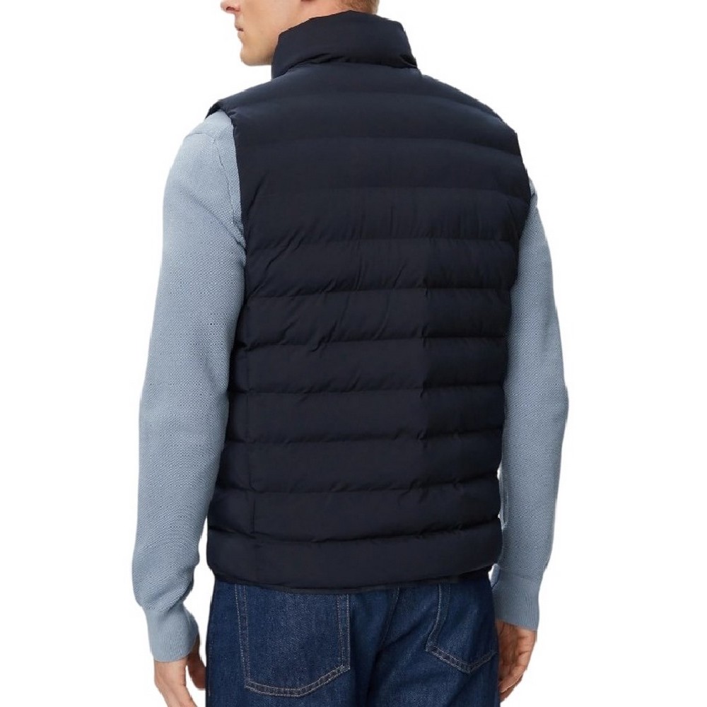 CALVIN KLEIN CLASSIC LTWT NYLON CHANNELED PUF ΑΜΑΝΙΚΟ ΜΠΟΥΦΑΝ ΑΝΔΡΙΚΟ NAVY