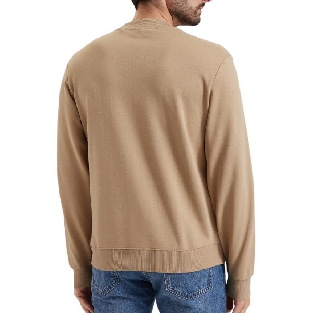 HUGO BOSS NEDOS JERSEY SWEATSHIRT ΜΠΛΟΥΖΑ ΦΟΥΤΕΡ ΑΝΔΡΙΚΗ BEIGE