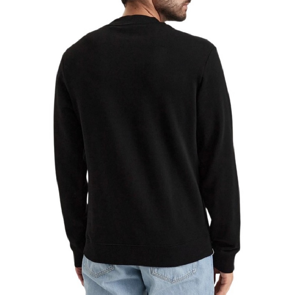 HUGO BOSS NEDOS JERSEY SWEATSHIRT ΜΠΛΟΥΖΑ ΦΟΥΤΕΡ ΑΝΔΡΙΚΗ BLACK