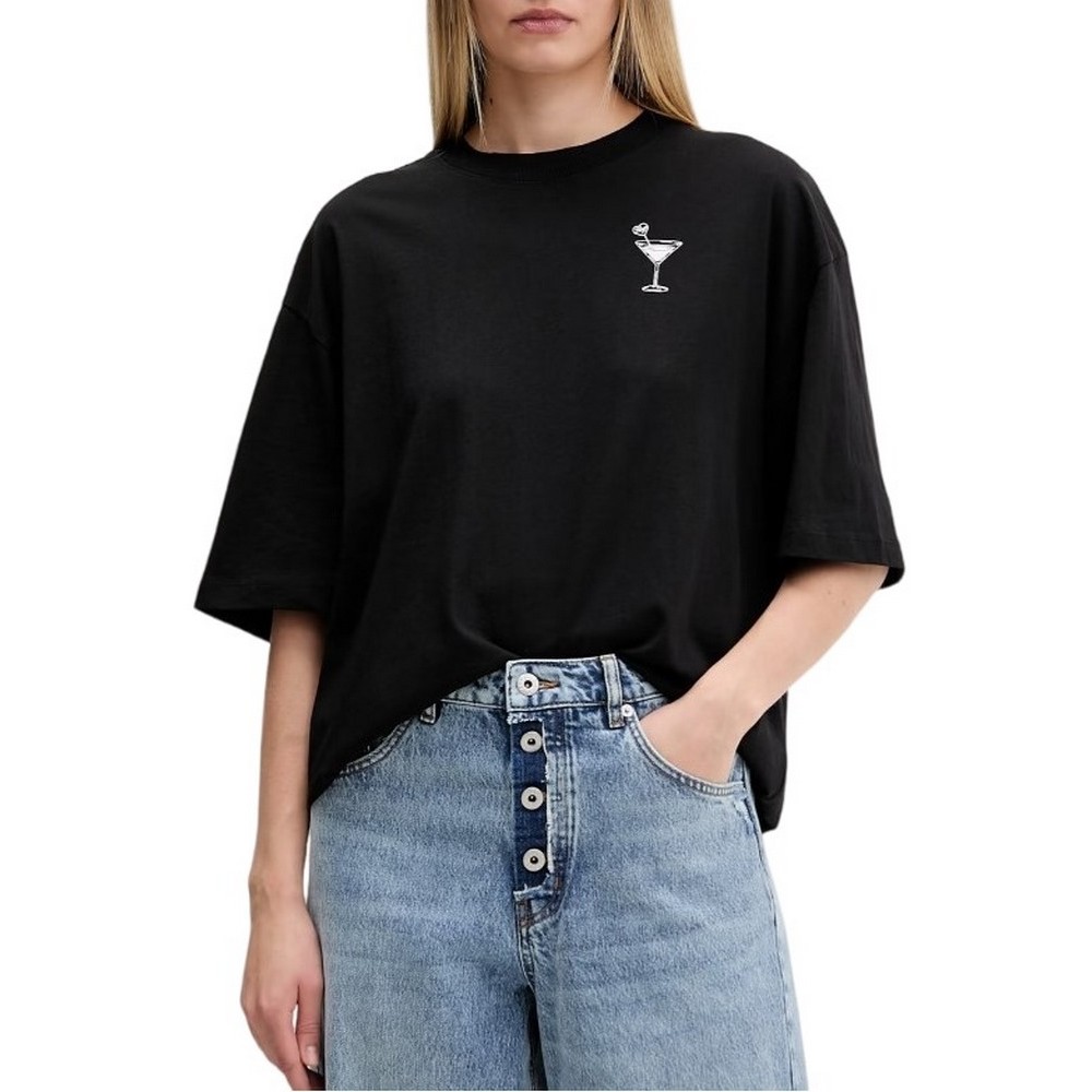 HUGO BOSS JERSEY OVERSIZED TEE B T-SHIRT ΜΠΛΟΥΖΑ ΑΝΔΡΙΚΗ BLACK