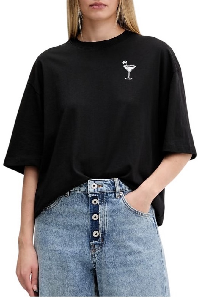 HUGO BOSS JERSEY OVERSIZED TEE B T-SHIRT ΜΠΛΟΥΖΑ ΑΝΔΡΙΚΗ BLACK