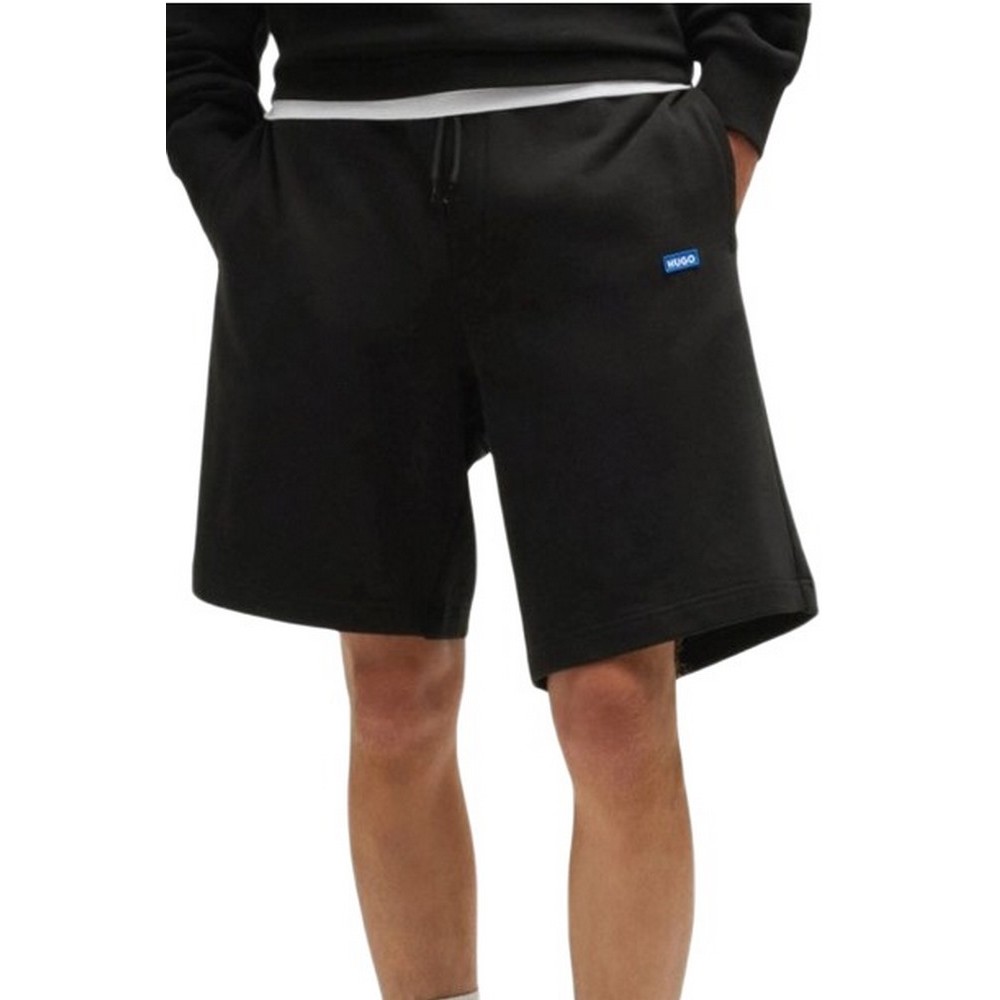 HUGO BOSS JERSEY SHORTS NASENSIO ΒΕΡΜΟΥΔΑ ΑΝΔΡΙΚΗ BLACK