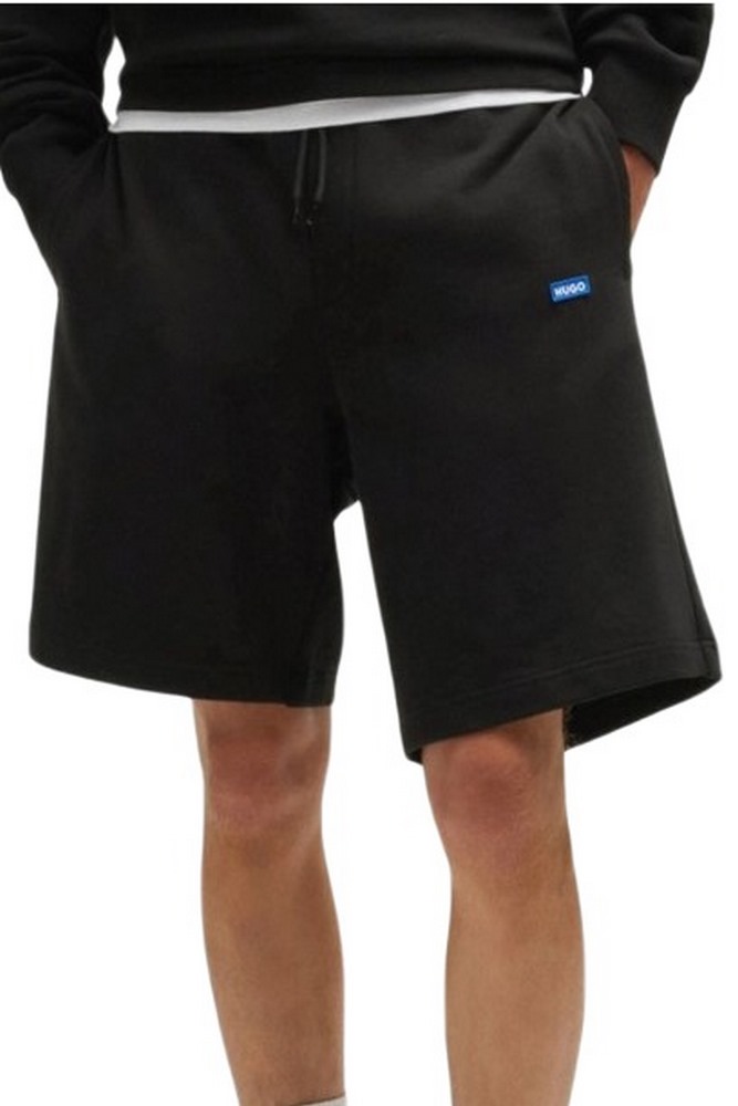 HUGO BOSS JERSEY SHORTS NASENSIO ΒΕΡΜΟΥΔΑ ΑΝΔΡΙΚΗ BLACK