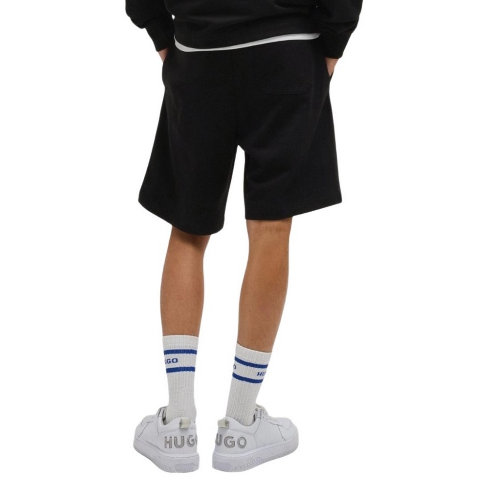 HUGO BOSS JERSEY SHORTS NASENSIO ΒΕΡΜΟΥΔΑ ΑΝΔΡΙΚΗ BLACK