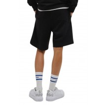 HUGO BOSS JERSEY SHORTS NASENSIO ΒΕΡΜΟΥΔΑ ΑΝΔΡΙΚΗ BLACK