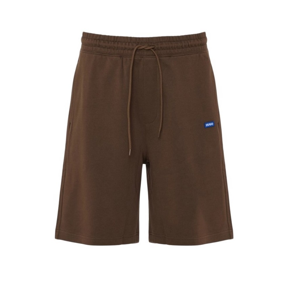 HUGO BOSS JERSEY SHORTS NASENSIO ΒΕΡΜΟΥΔΑ ΑΝΔΡΙΚΗ DARK BROWN