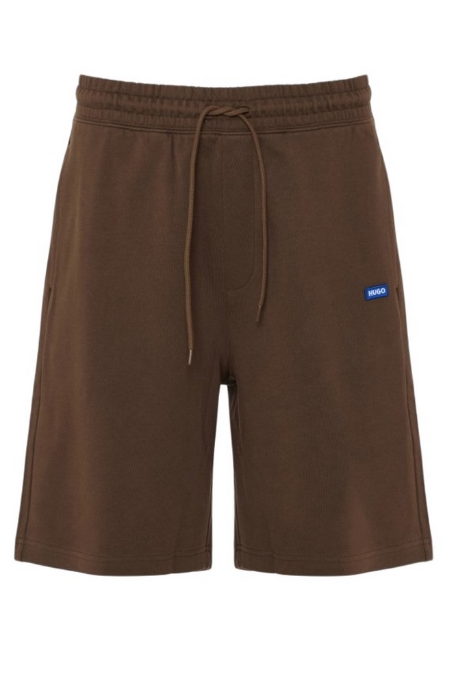 HUGO BOSS JERSEY SHORTS NASENSIO ΒΕΡΜΟΥΔΑ ΑΝΔΡΙΚΗ DARK BROWN