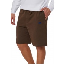 HUGO BOSS JERSEY SHORTS NASENSIO ΒΕΡΜΟΥΔΑ ΑΝΔΡΙΚΗ DARK BROWN