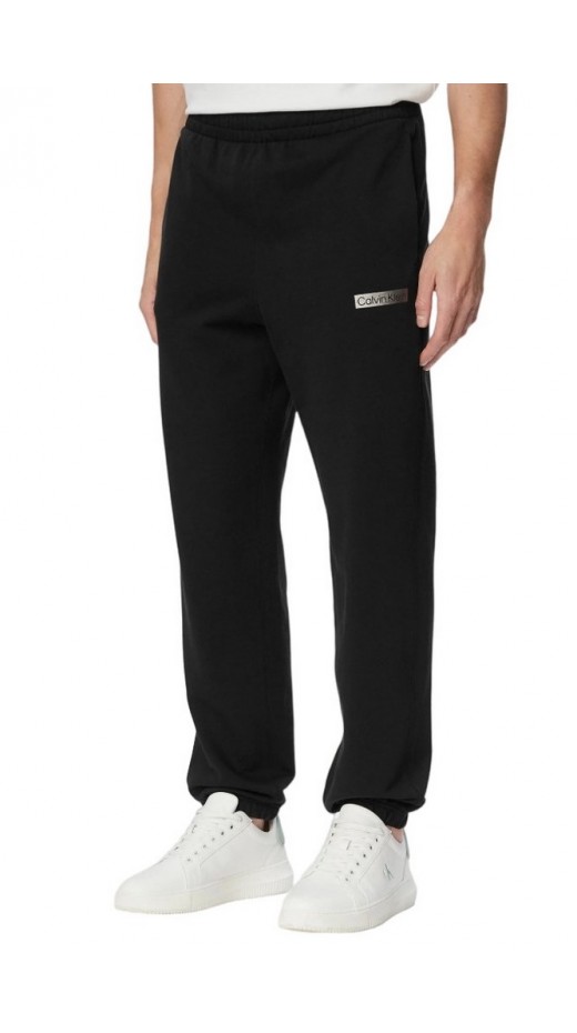 CALVIN KLEIN 350TERRY EU SP GRAPHIC JOGGER ΠΑΝΤΕΛΟΝΙ ΦΟΡΜΑ ΑΝΔΡΙΚΗ BLACK