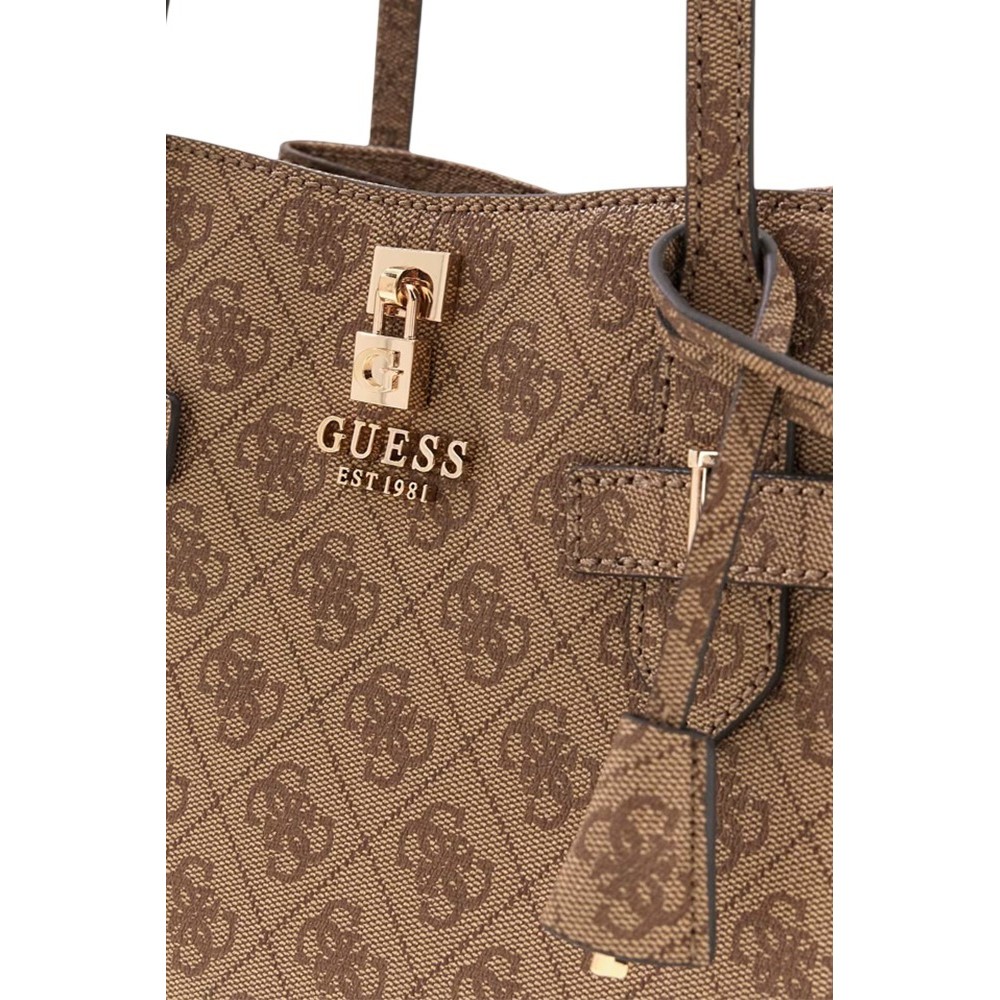 GUESS YESBA GRLFRND SHOULDER SATCHEL ΤΣΑΝΤΑ ΓΥΝΑΙΚΕΙΑ LATTE