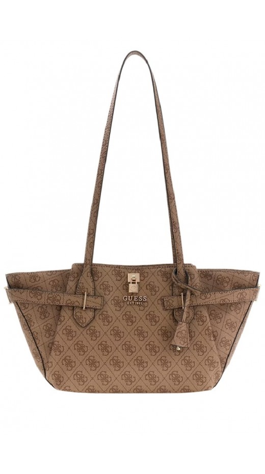 GUESS YESBA GRLFRND SHOULDER SATCHEL ΤΣΑΝΤΑ ΓΥΝΑΙΚΕΙΑ LATTE