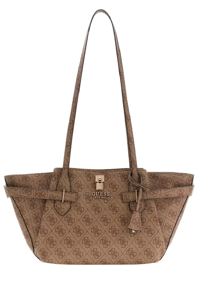 GUESS YESBA GRLFRND SHOULDER SATCHEL ΤΣΑΝΤΑ ΓΥΝΑΙΚΕΙΑ LATTE