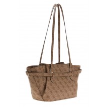 GUESS YESBA GRLFRND SHOULDER SATCHEL ΤΣΑΝΤΑ ΓΥΝΑΙΚΕΙΑ LATTE