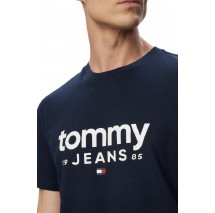 TOMMY JEANS SLIM GRAPHIC T-SHIRT ΜΠΛΟΥΖΑ ΑΝΔΡΙΚΗ NAVY