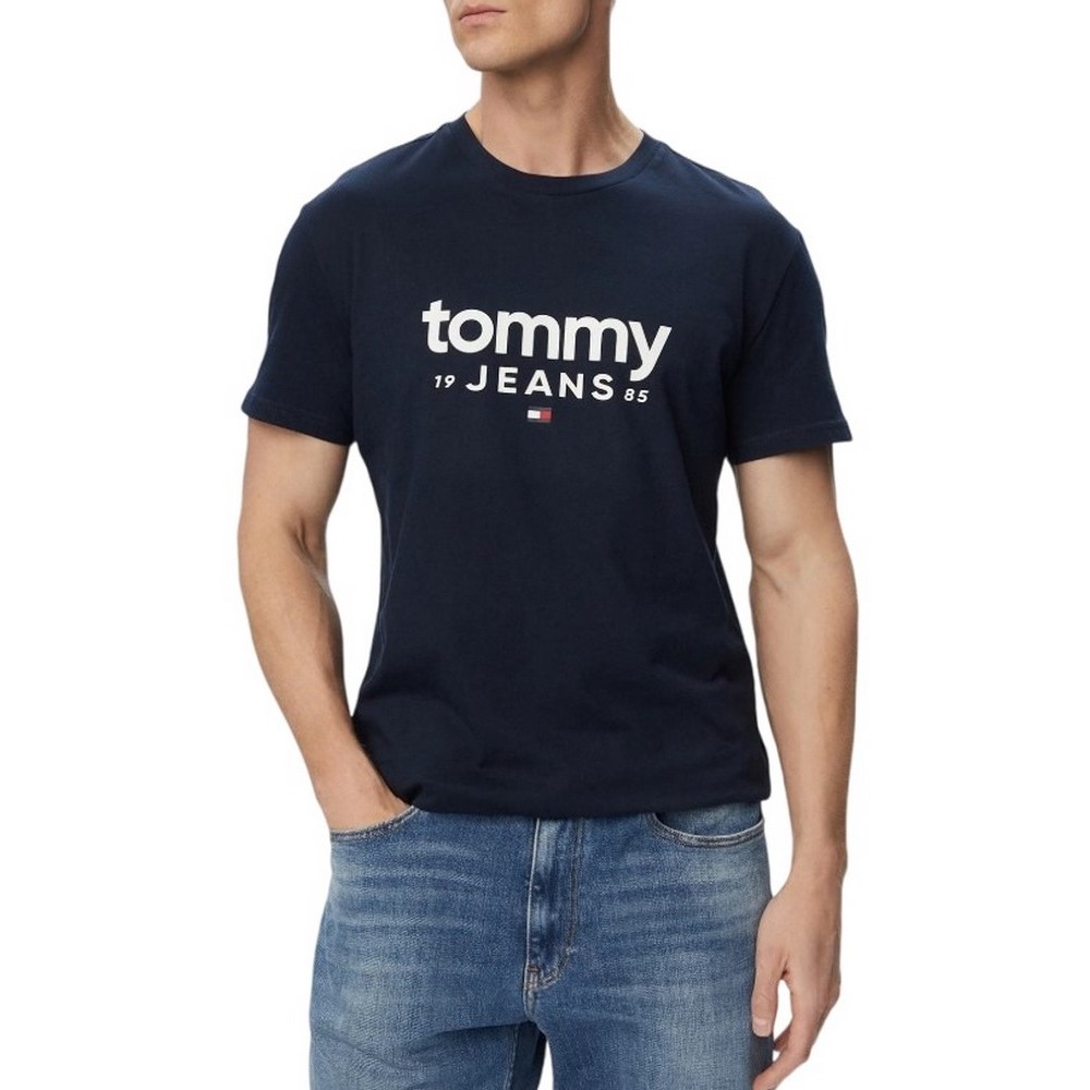 TOMMY JEANS SLIM GRAPHIC T-SHIRT ΜΠΛΟΥΖΑ ΑΝΔΡΙΚΗ NAVY