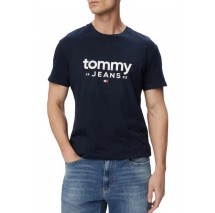 TOMMY JEANS SLIM GRAPHIC T-SHIRT ΜΠΛΟΥΖΑ ΑΝΔΡΙΚΗ NAVY