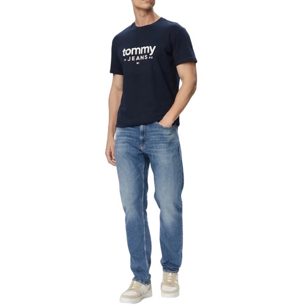 TOMMY JEANS SLIM GRAPHIC T-SHIRT ΜΠΛΟΥΖΑ ΑΝΔΡΙΚΗ NAVY