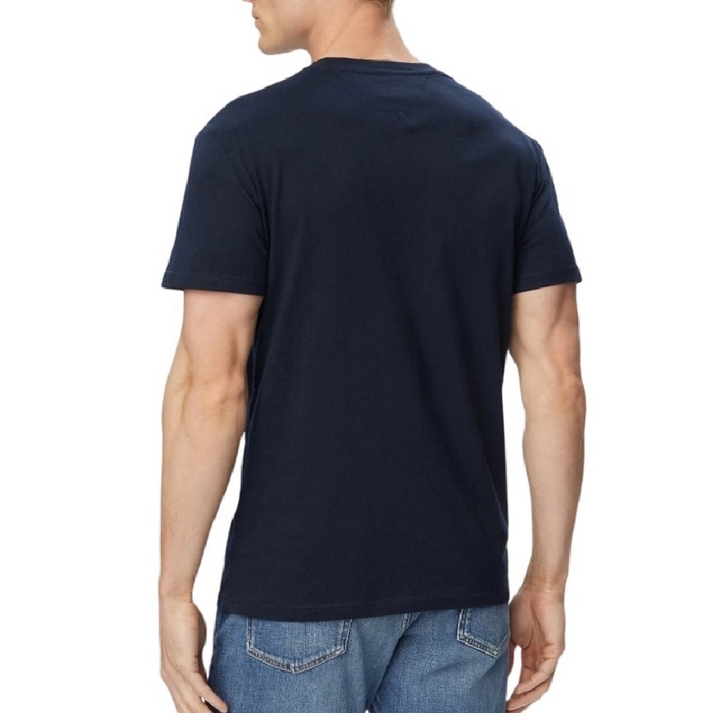 TOMMY JEANS SLIM GRAPHIC T-SHIRT ΜΠΛΟΥΖΑ ΑΝΔΡΙΚΗ NAVY
