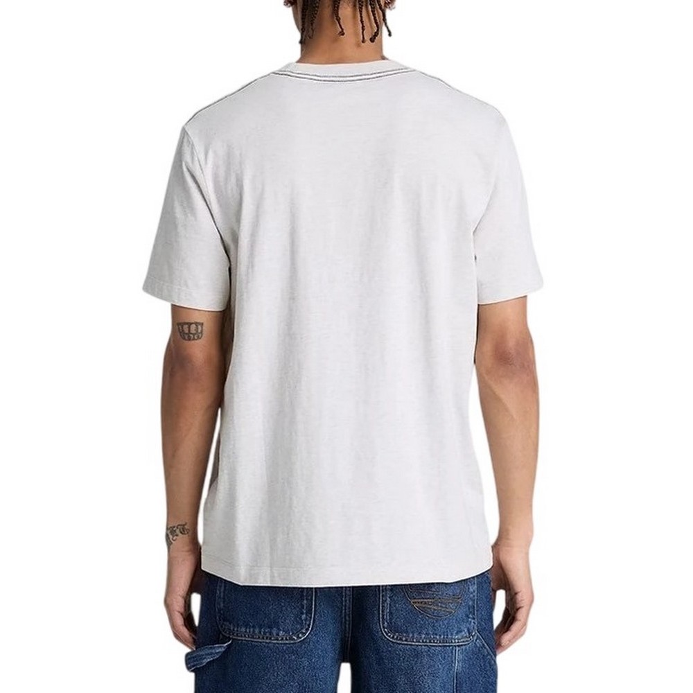 TIMBERLAND 1973 EMBROIDERED T-SHIRT ΜΠΛΟΥΖΑ ΑΝΔΡΙΚΗ ECRU