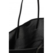 CALVIN KLEIN EMBLEM MESH XL TOTE ΤΣΑΝΤΑ ΓΥΝΑΙΚΕΙΑ BLACK