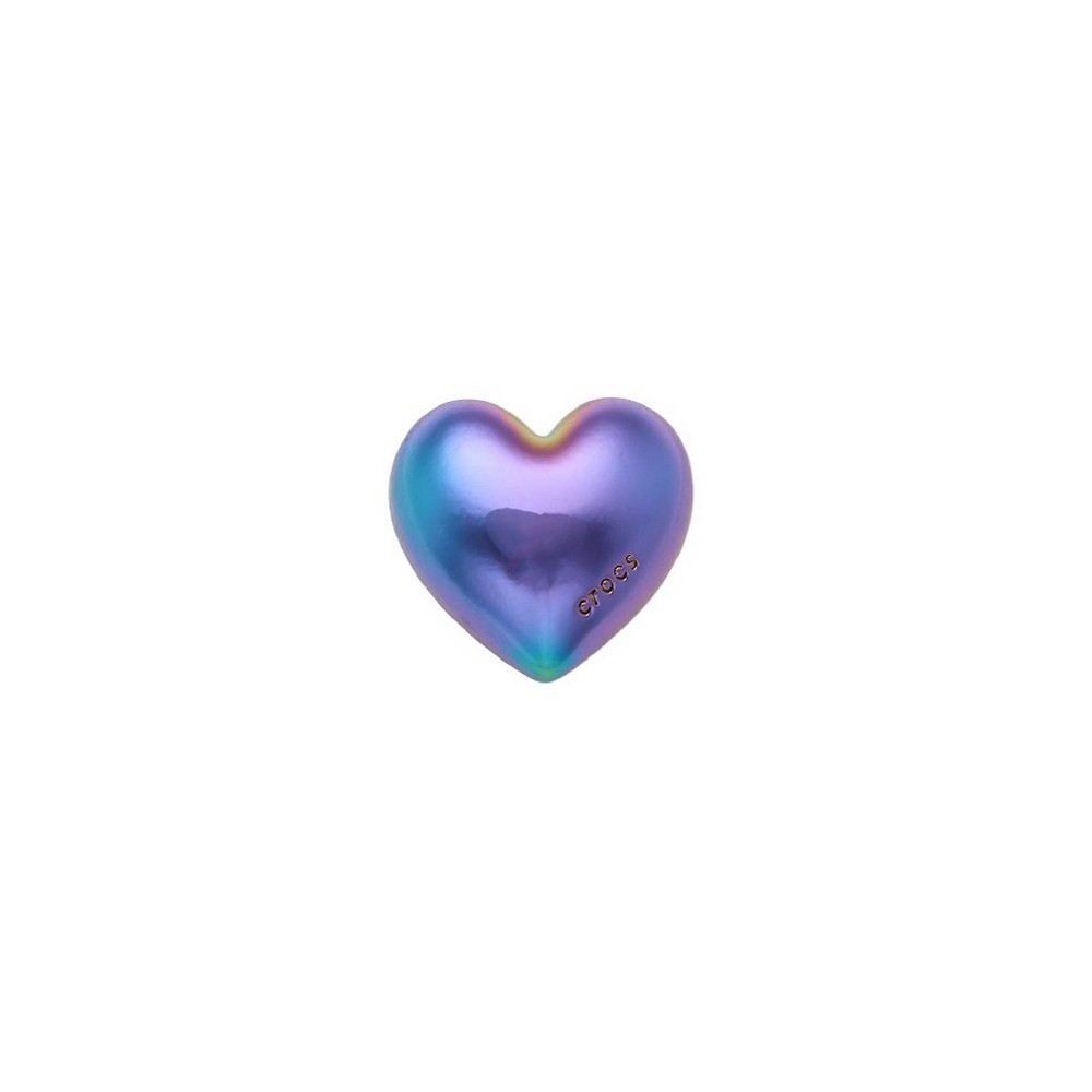 CROCS IRIDESCENT BUBBLE HEART JIBBITZ CHARMS ΑΞΕΣΟΥΑΡ ΓΥΝΑΙΛΕΙΟ MULTI