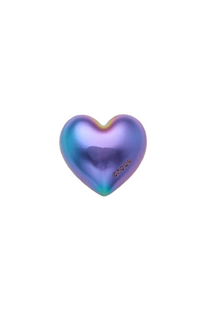 CROCS IRIDESCENT BUBBLE HEART JIBBITZ CHARMS ΑΞΕΣΟΥΑΡ ΓΥΝΑΙΛΕΙΟ MULTI