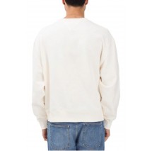 TOMMY JEANS 90S DISTRESSED FLAG CREW ΦΟΥΤΕΡ ΜΠΛΟΥΖΑ ΑΝΔΡΙΚΗ OFF WHITE