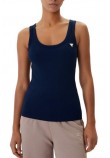 GUESS COLETTE RIB TANK ΤΟΠ ΓΥΝΑΙΚΕΙΟ BLUE