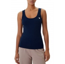 GUESS COLETTE RIB TANK ΤΟΠ ΓΥΝΑΙΚΕΙΟ BLUE