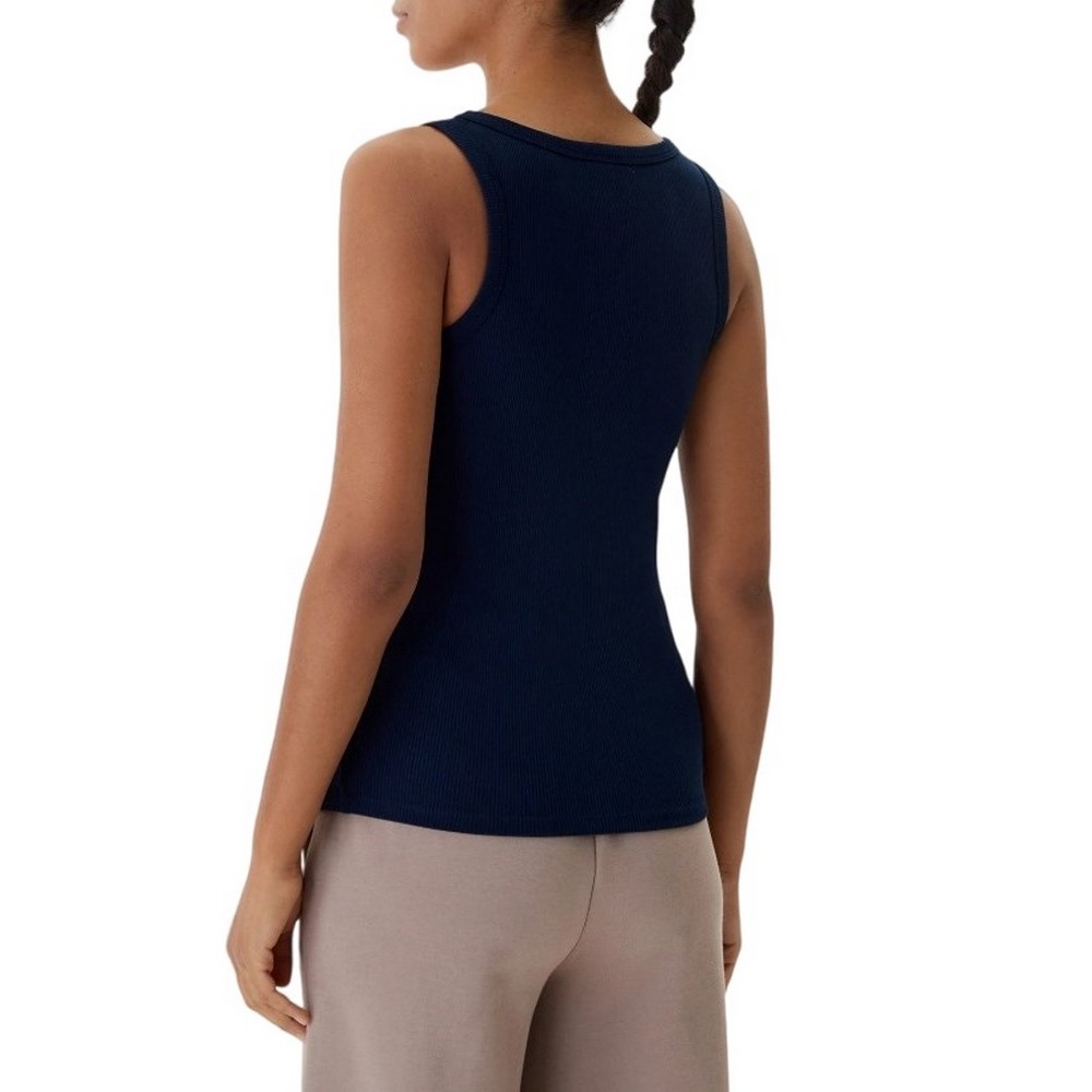 GUESS COLETTE RIB TANK ΤΟΠ ΓΥΝΑΙΚΕΙΟ BLUE