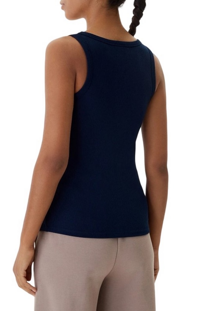 GUESS COLETTE RIB TANK ΤΟΠ ΓΥΝΑΙΚΕΙΟ BLUE