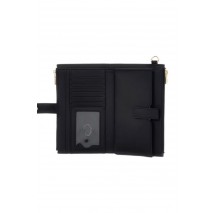 GUESS AMORETTE SLG DBL ZIP ORGANIZER ΠΟΡΤΟΦΟΛΙ ΓΥΝΑΙΚΕΙΟ BLACK