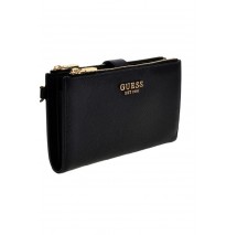 GUESS AMORETTE SLG DBL ZIP ORGANIZER ΠΟΡΤΟΦΟΛΙ ΓΥΝΑΙΚΕΙΟ BLACK