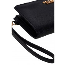 GUESS AMORETTE SLG DBL ZIP ORGANIZER ΠΟΡΤΟΦΟΛΙ ΓΥΝΑΙΚΕΙΟ BLACK