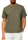 CALVIN KLEIN JEANS HERO MONOLOGO T-SHIRT ΜΠΛΟΥΖΑ ΑΝΔΡΙΚΗ OLIVE