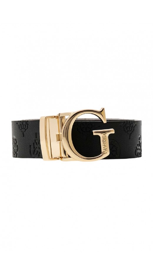 GUESS ELLA LOGO ADJ&REV PANT BELT ΖΩΝΗ ΓΥΝΑΙΚΕΙΑ BLACK