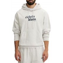 CALVIN KLEIN JEANS PREMIUM TERRY ΜΠΛΟΥΖΑ ΦΟΥΤΕΡ ΑΝΔΡΙΚΗ GREY