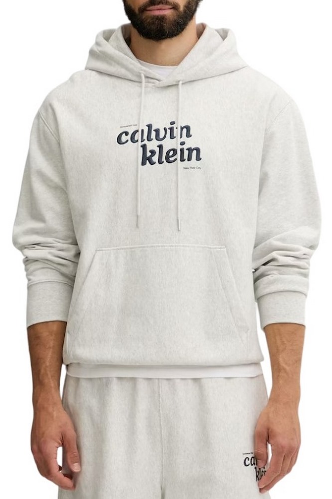 CALVIN KLEIN JEANS PREMIUM TERRY ΜΠΛΟΥΖΑ ΦΟΥΤΕΡ ΑΝΔΡΙΚΗ GREY