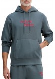 CALVIN KLEIN JEANS PREMIUM TERRY ΜΠΛΟΥΖΑ ΦΟΥΤΕΡ ΑΝΔΡΙΚΗ SLATE GRAY