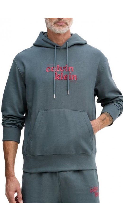 CALVIN KLEIN JEANS PREMIUM TERRY ΜΠΛΟΥΖΑ ΦΟΥΤΕΡ ΑΝΔΡΙΚΗ SLATE GRAY