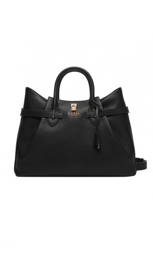 GUESS YESBA GIRLFRIEND SATCHEL ΤΣΑΝΤΑ ΓΥΝΑΙΚΕΙΑ BLACK