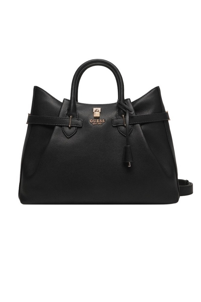 GUESS YESBA GIRLFRIEND SATCHEL ΤΣΑΝΤΑ ΓΥΝΑΙΚΕΙΑ BLACK